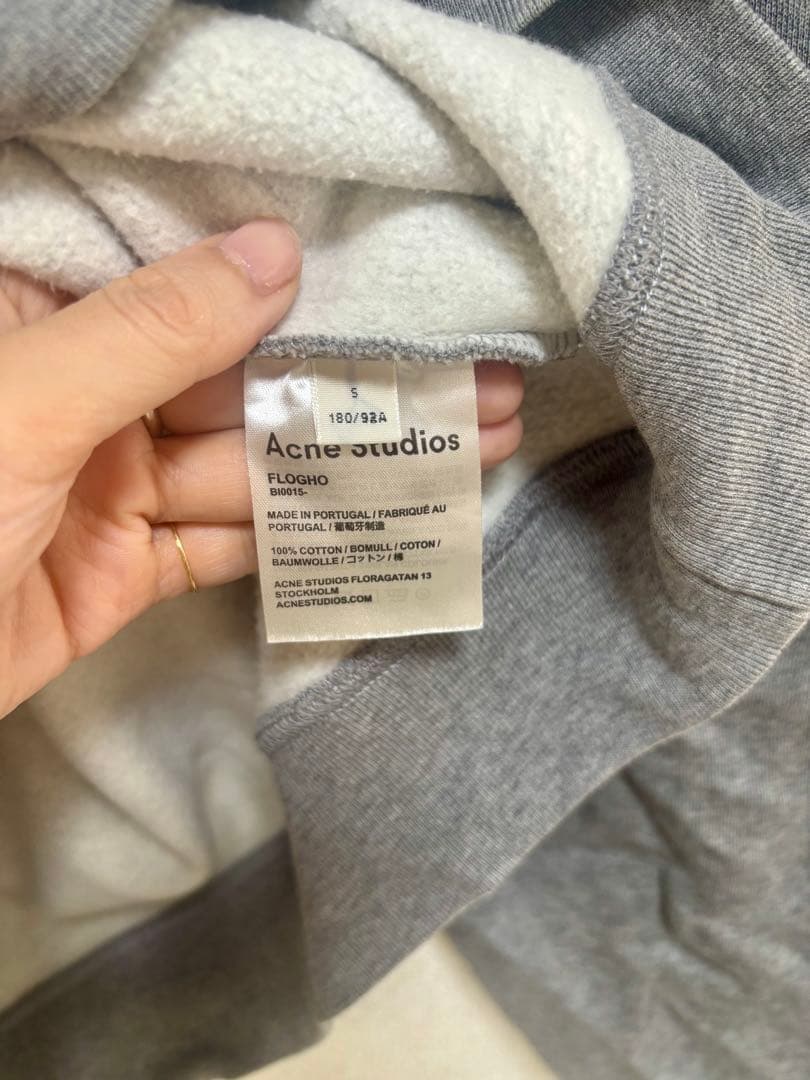 （Sサイズ/グレー）Acne Studios クルーネック トレーナー