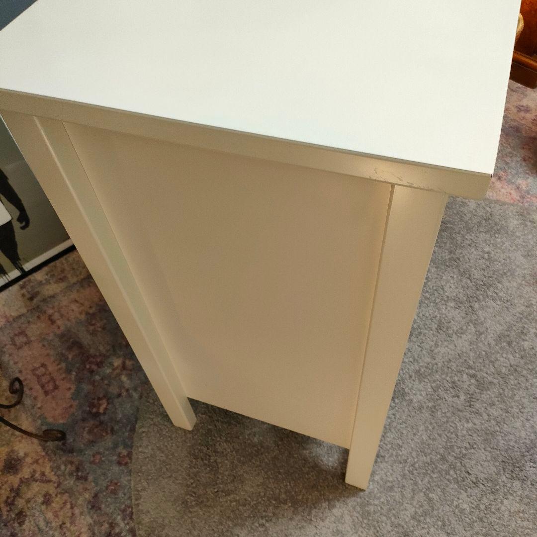 ニトリ 廃盤モデル ローチェスト カーシー 収納タンス 引き出し5杯 ホワイト