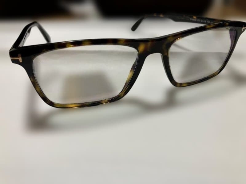 美品 Tom Ford TF5681-B トムフォード 伊達メガネ UV
