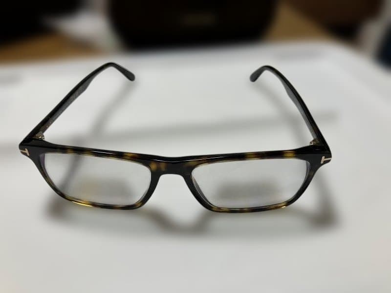 美品 Tom Ford TF5681-B トムフォード 伊達メガネ UV