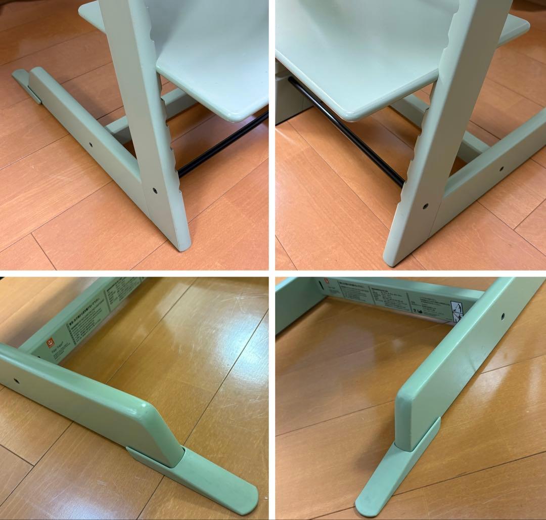 STOKKE ストッケ トリップトラップ モスグリーン　ベビーセット付 S/N6