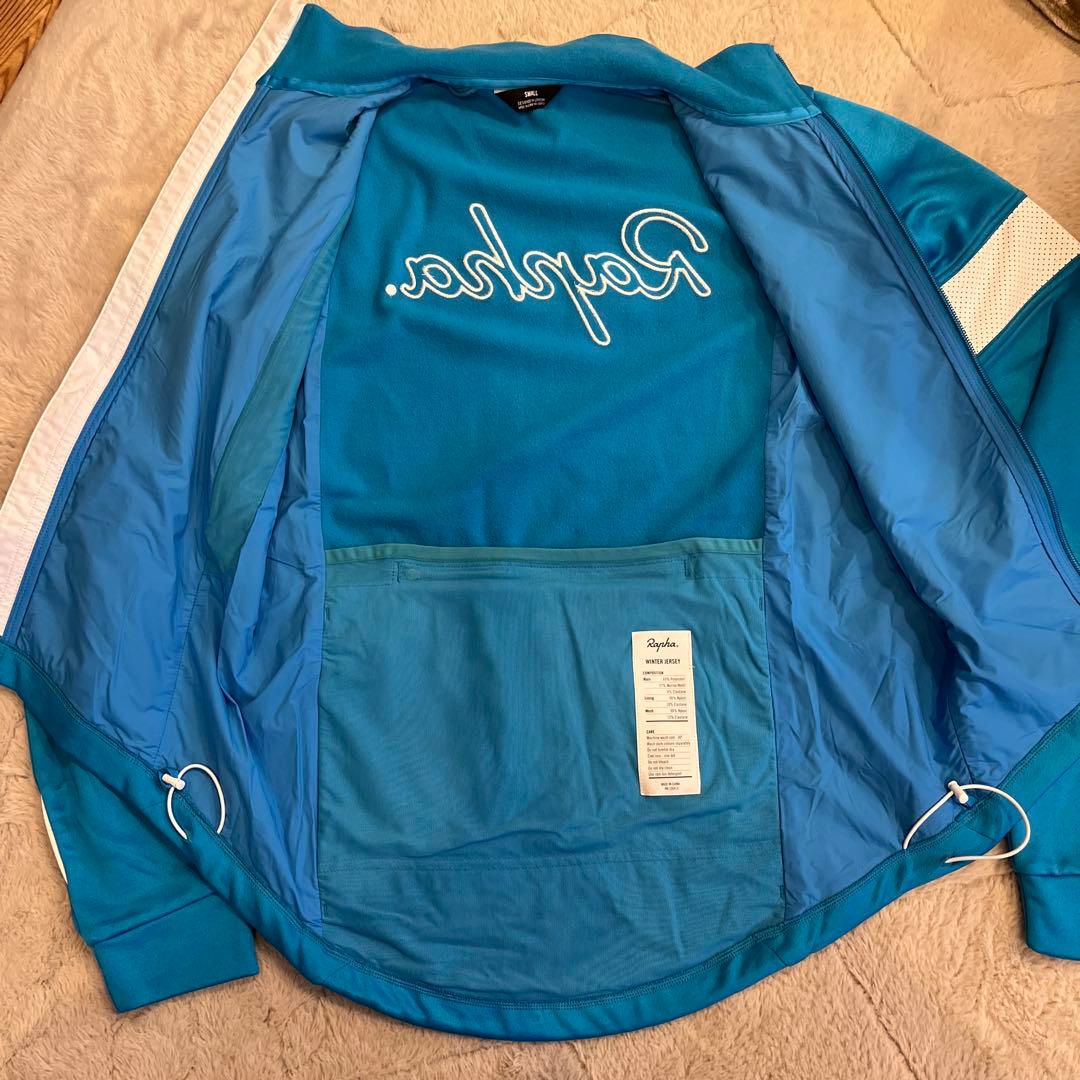 Rapha 青 サイクルジャージ ジップアップ