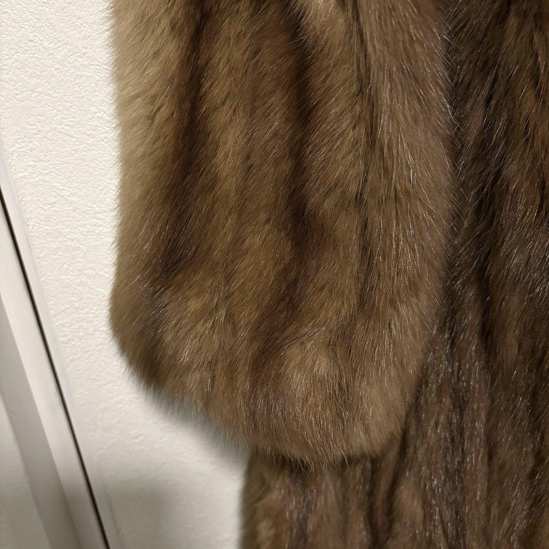【唯一無二】ロシアンセーブル ロングコート 毛並◎ ボリューム◎ 毛艶 ◎