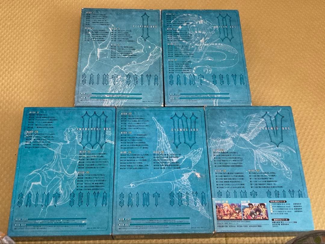 DVD アニメ聖闘士星矢TV版からOVA 映画版4本天界編　Blu-ray黄金魂
