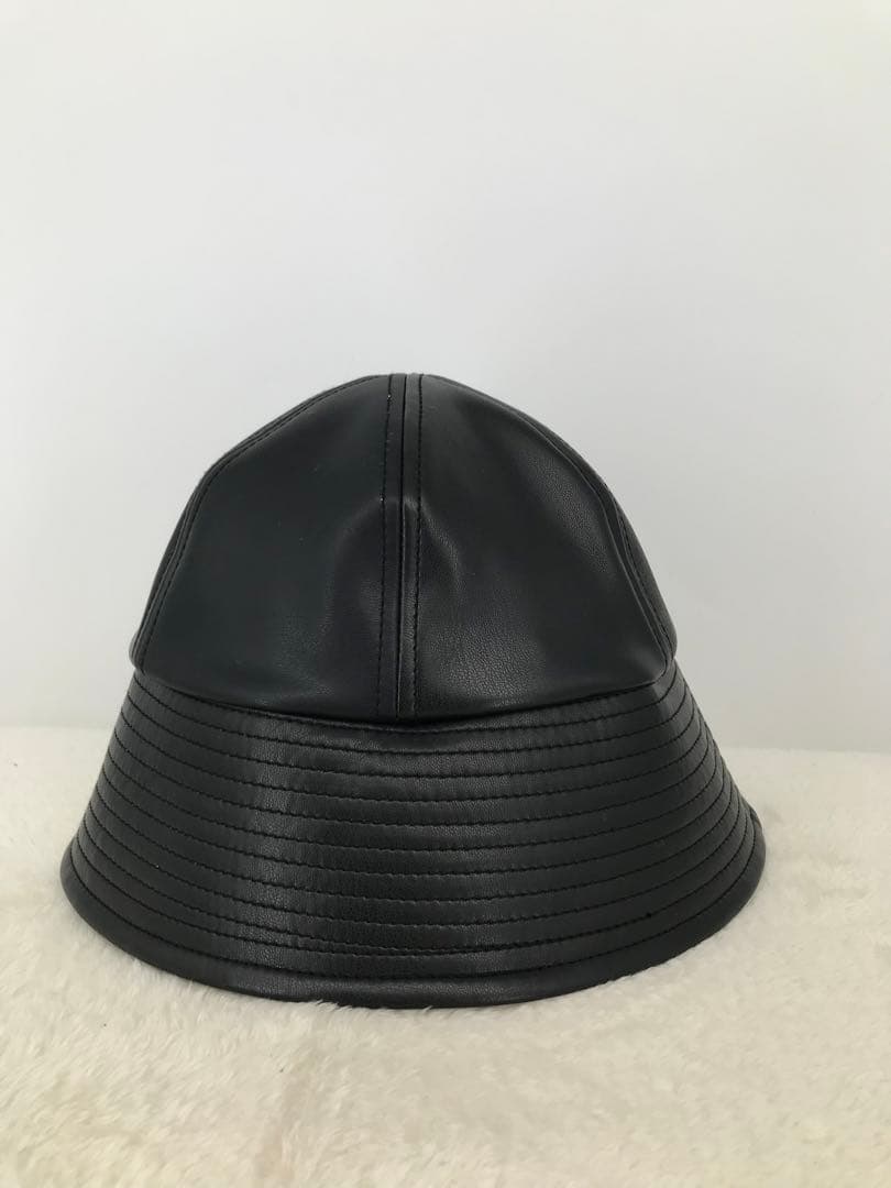 コムデギャルソンオム　バケットハット　フェイクレザー