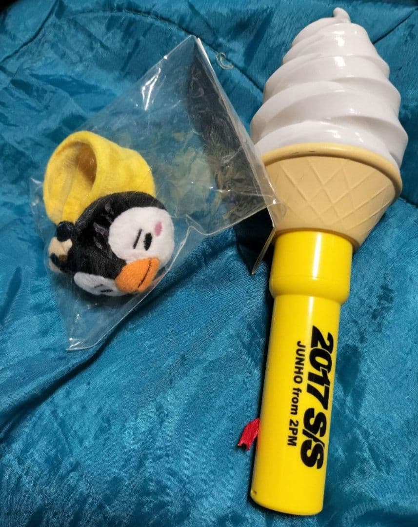 2PM　ジュノ　JUNHO ペンペンリストバンド＆ペンライト＆ポーチ3点