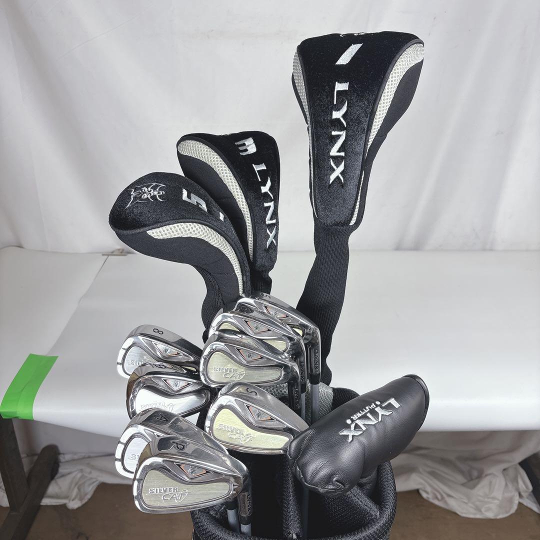 【激安‼️】リンクス LYNX SILVERCAT ゴルフクラブセット 男性右利