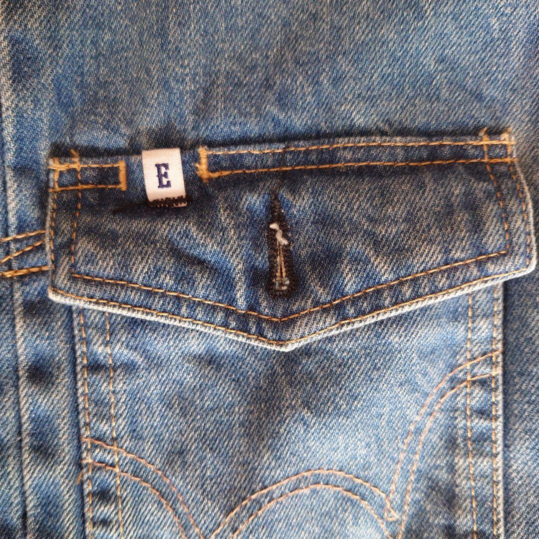EDWIN デニムジャケット ボア襟付き