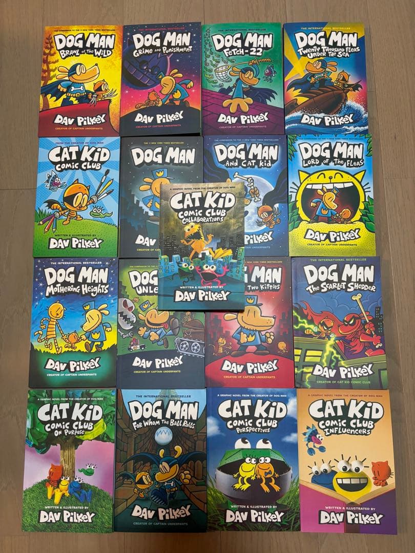美品Dog Man Dav Pilkey　17冊　洋書　英語絵本　子ども