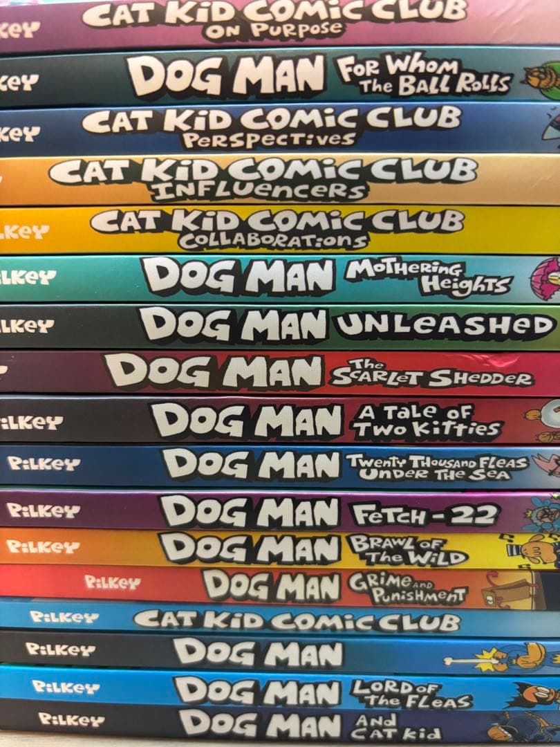 美品Dog Man Dav Pilkey　17冊　洋書　英語絵本　子ども