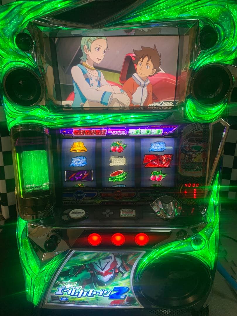 エウレカセブン2 実機　家庭用改造　メダル不要機　設定キー　ZEROキー