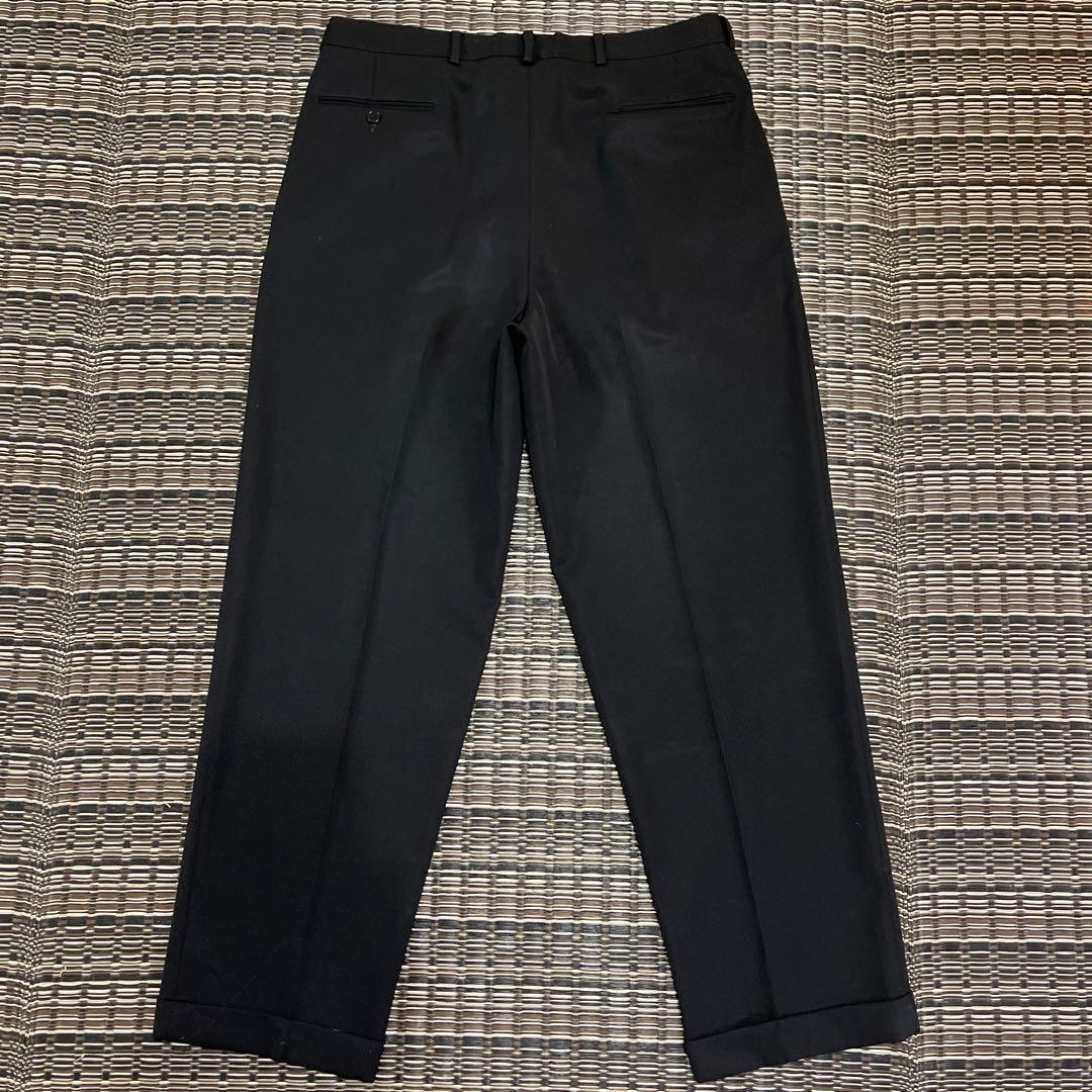 80s 90s GIVENCHY ジバンシー 3タック スラックス ブラック