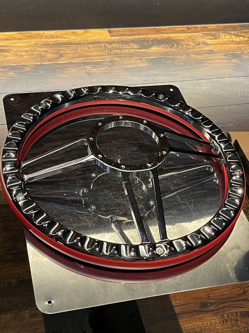 TMI アメリカ製 GT 14インチ ステアリングホイール レザーハーフラップ