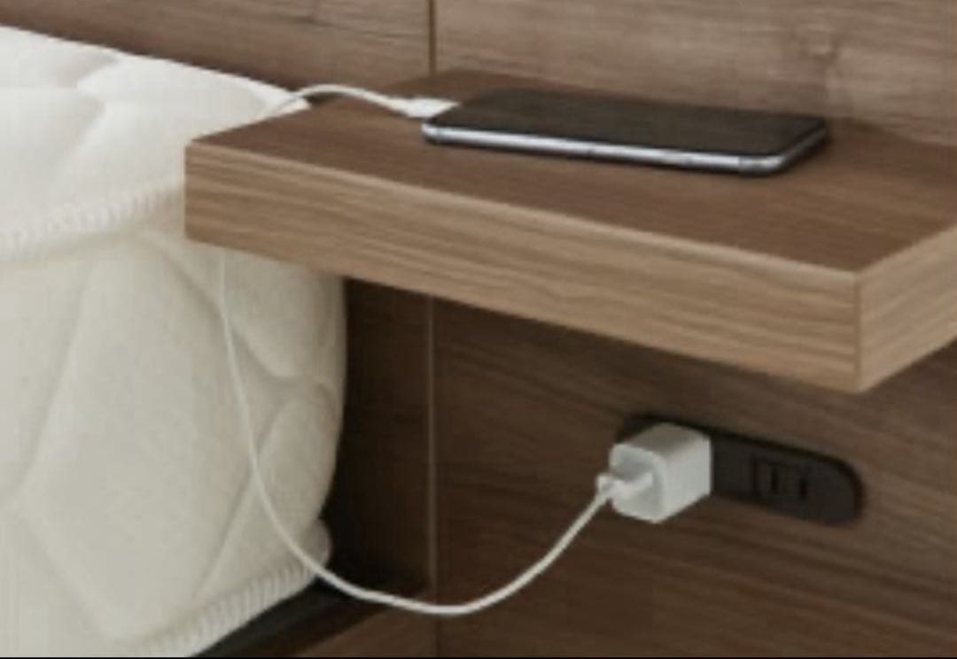 ニホンベッド シングル ベッドフレーム ＋ サイドテーブル