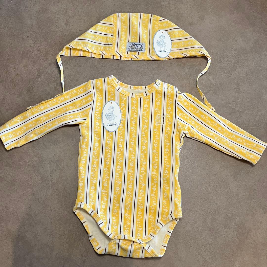 【美品】House on the hill ロンパース・ボンネット セット