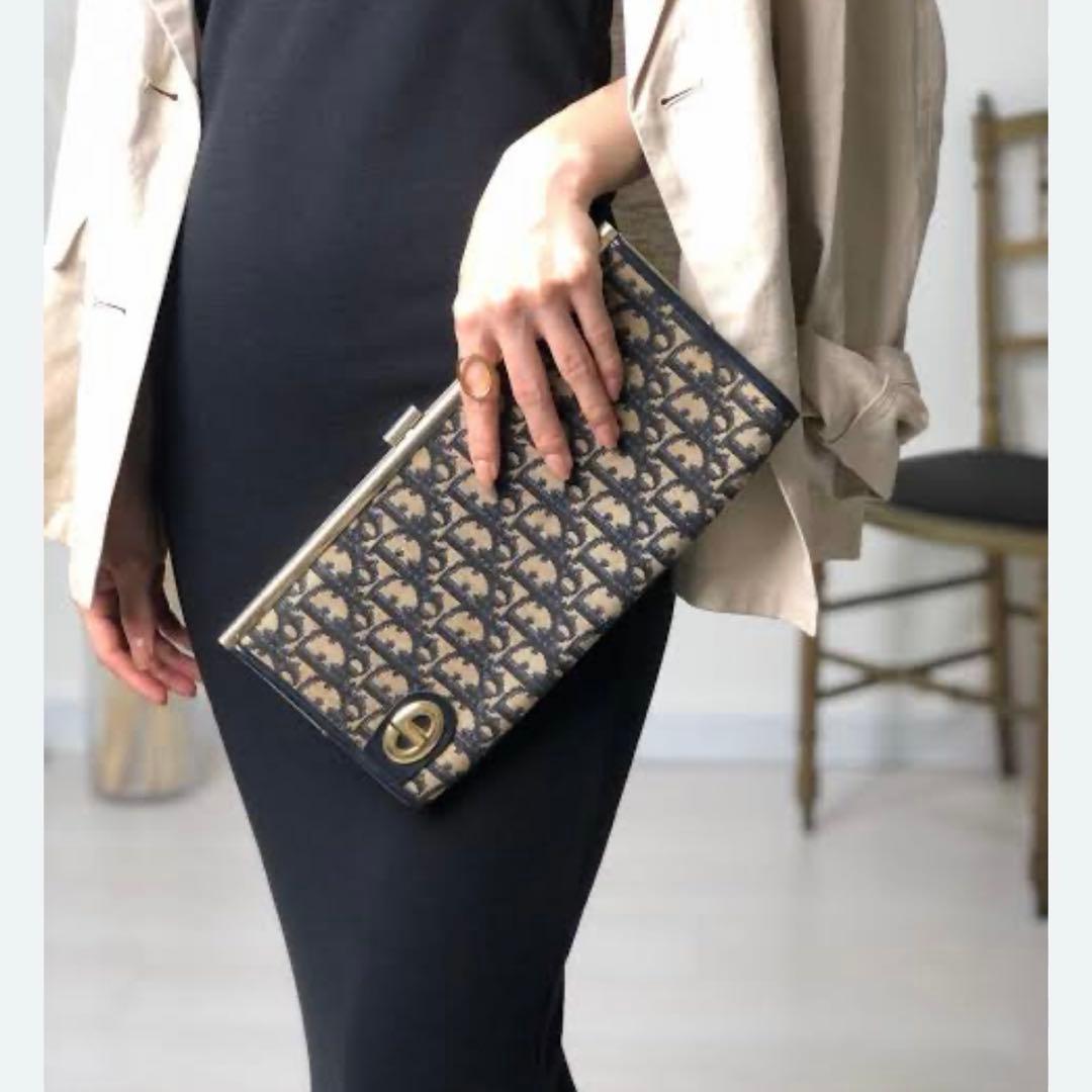 Dior ロゴパターン トロッタークラッチバッグ