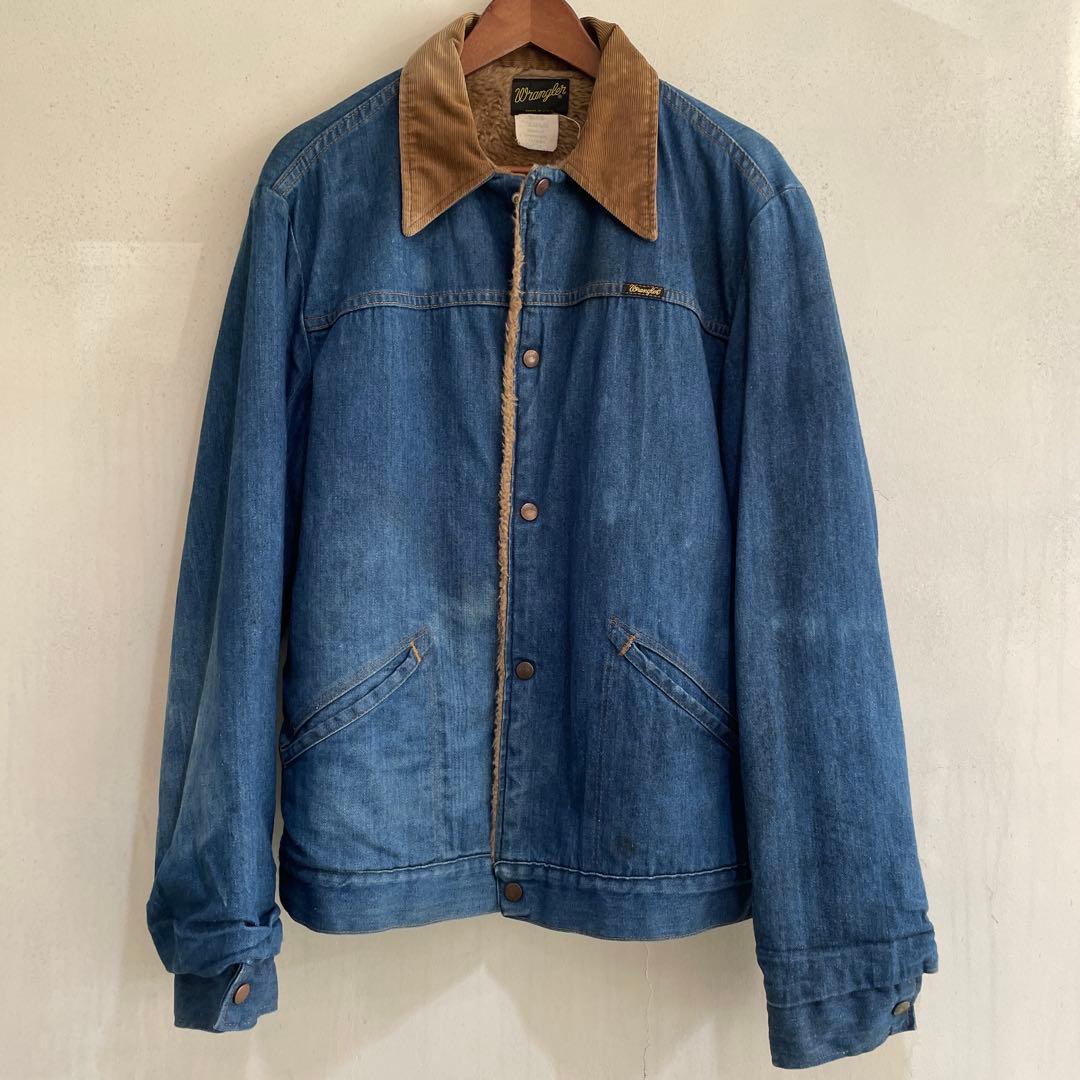 ゴ*太様 Wrangler ボア付きデニムジャケット アメリカ製　オーバーサイズ