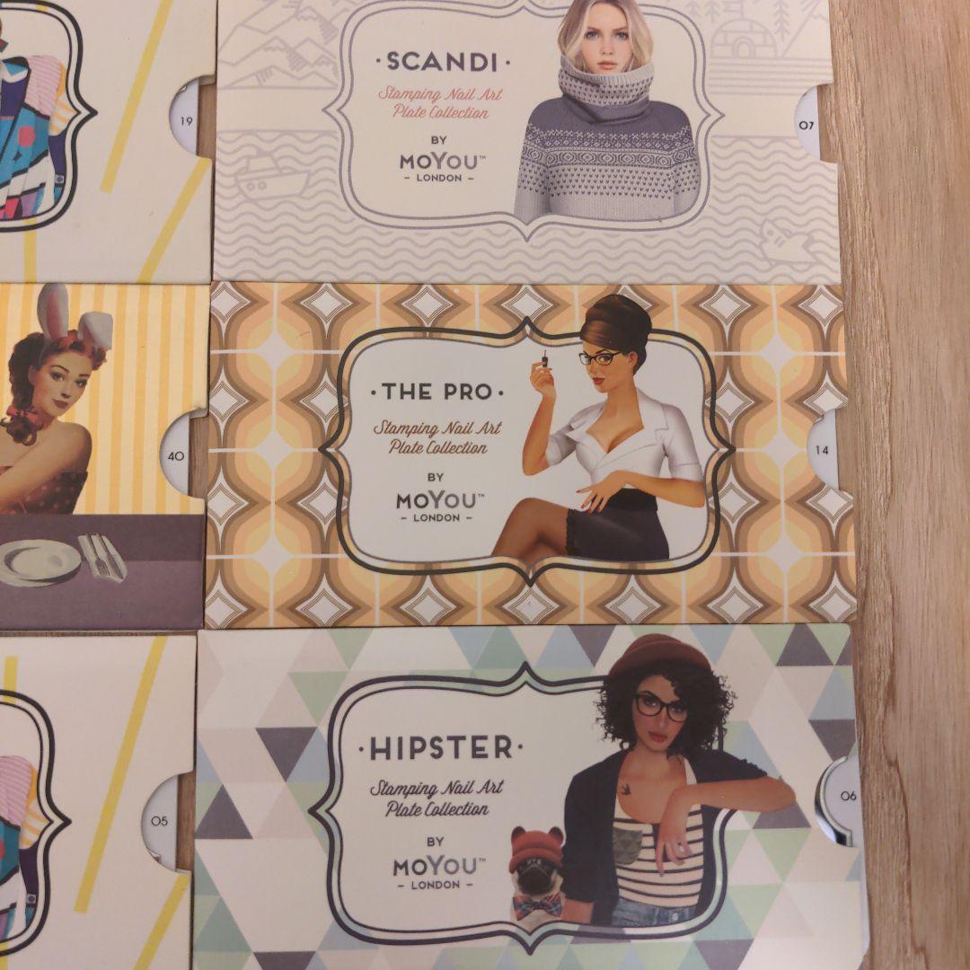 MOYOU ネイルアート スタンピングプレート　ネイルカラー