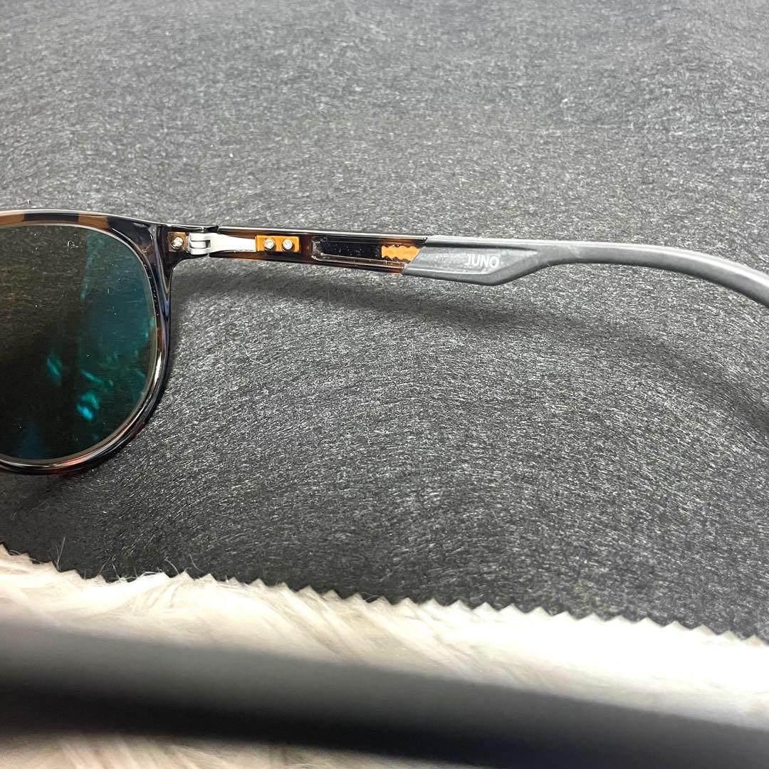 【美品】ZEQUE Juno　ゼクー ジュノ 偏光サングラス ブラウンデミ