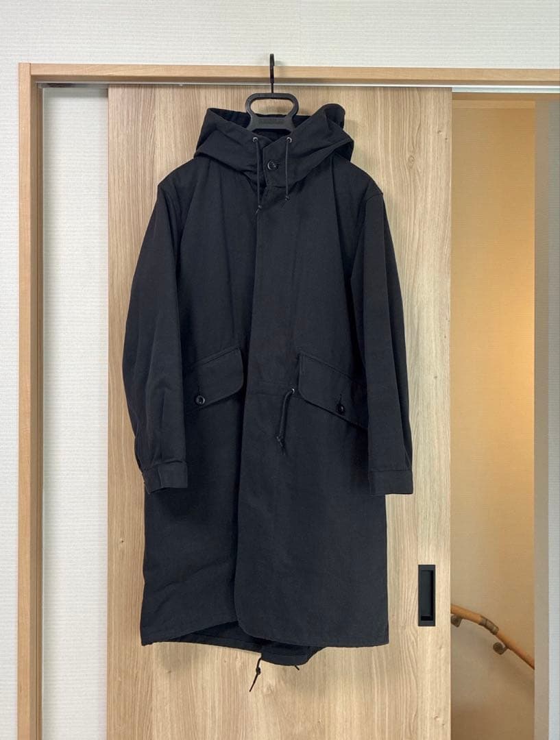 マーガレットハウエル MHL. モッズコート 黒　メンズM 美品