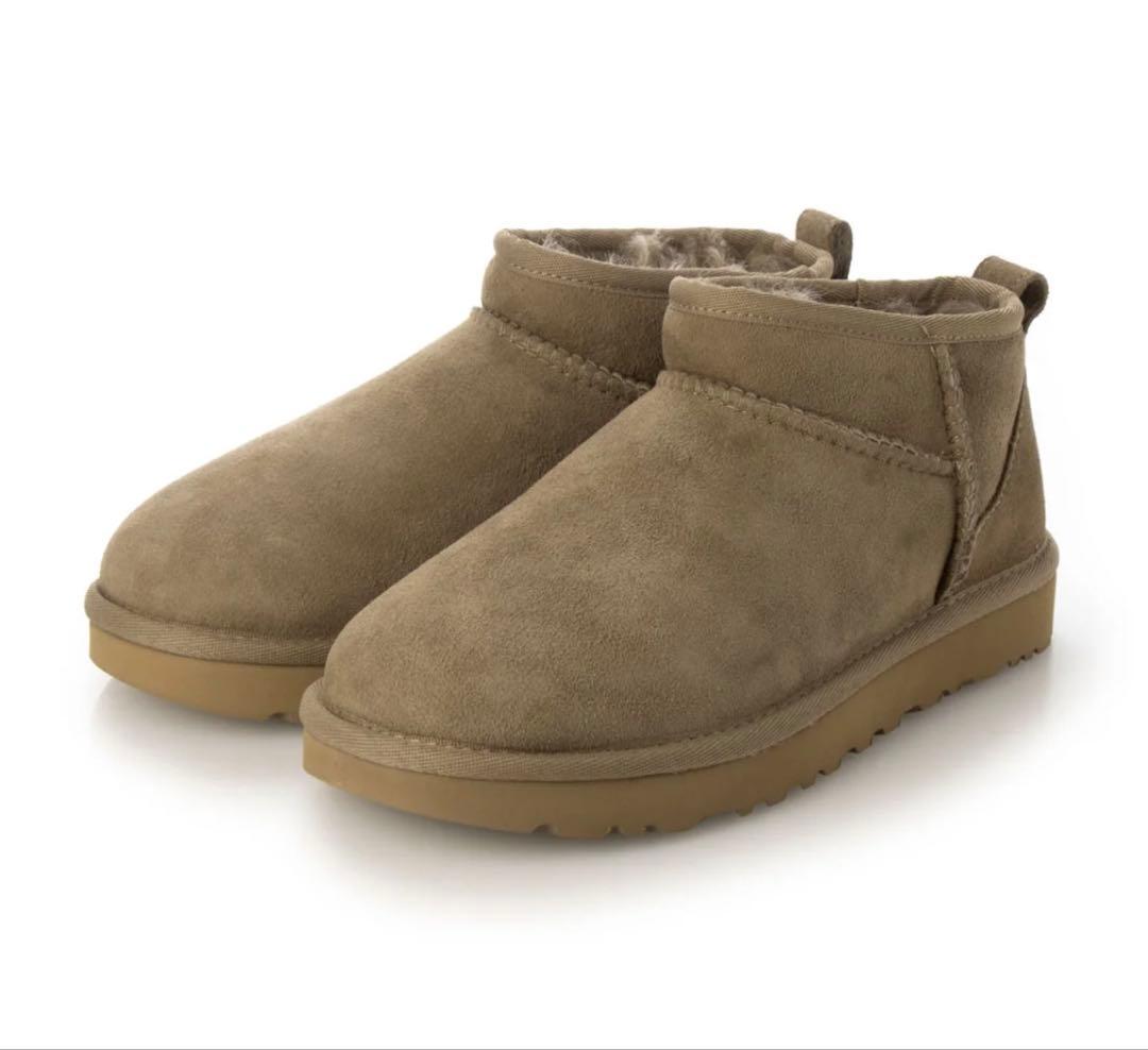 UGG クラシックウルトラミニブーツANTILOPE 24.0cm