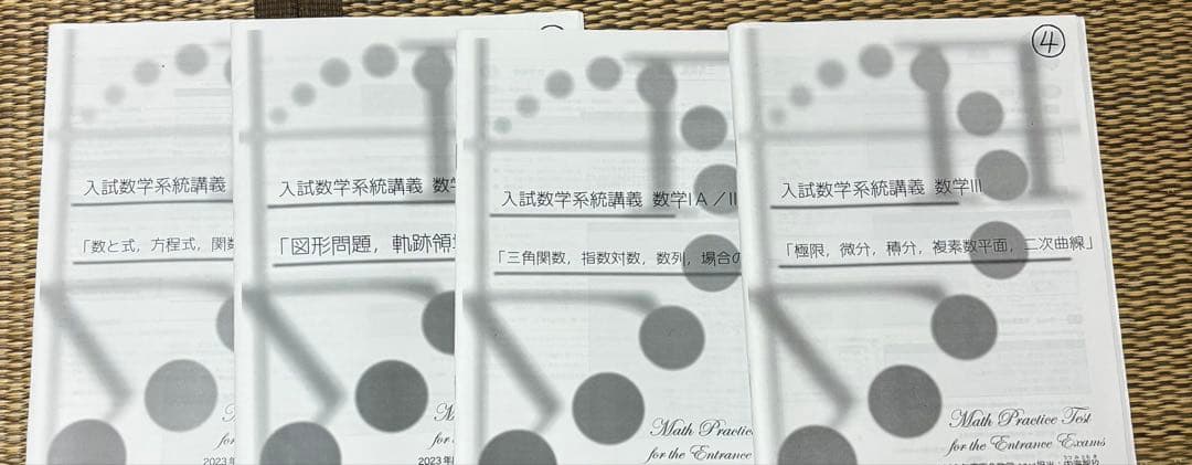 2023年度鉄緑会高3数学系統講義（定石集）