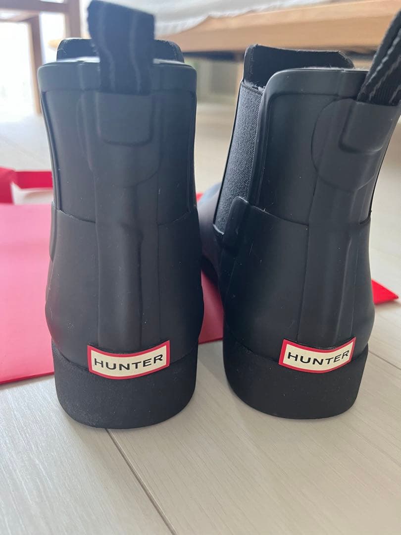 二回使用のみ　Hunter レインシューズ