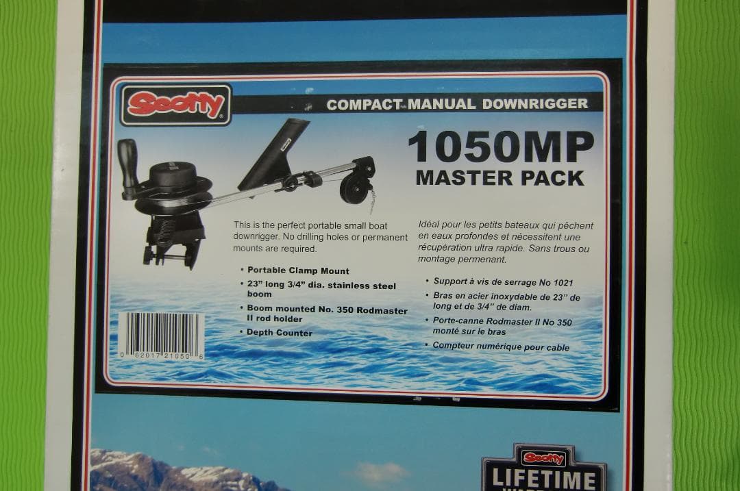 ダウンリガーScotty1050MPクランプ付