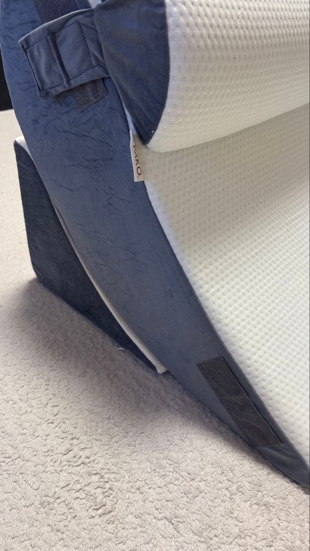 背もたれ 三角クッション 4点set 高反発 傾斜枕 TV枕 足枕 逆流性食道炎