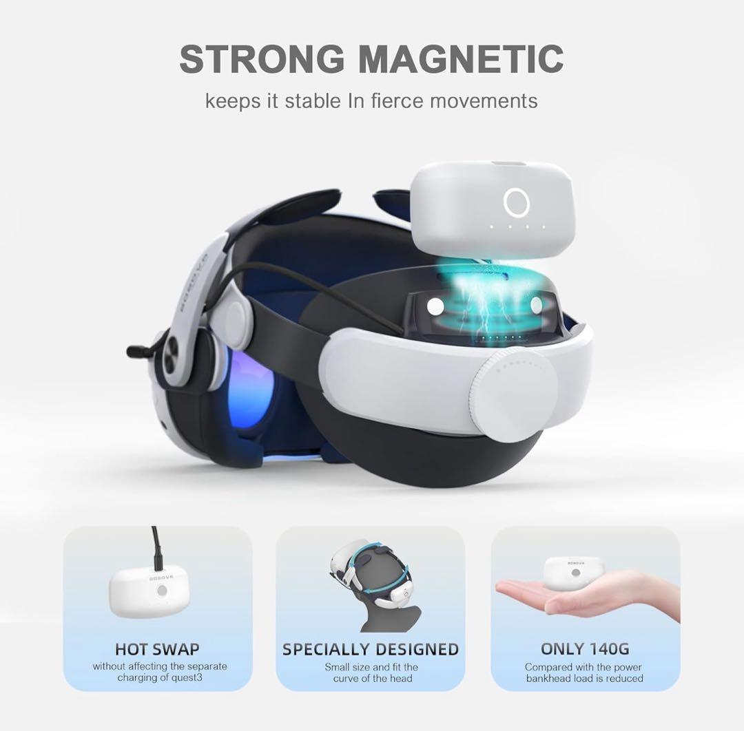  Quest 3S（128GB） BOBOVR M3 Pro付き　美品