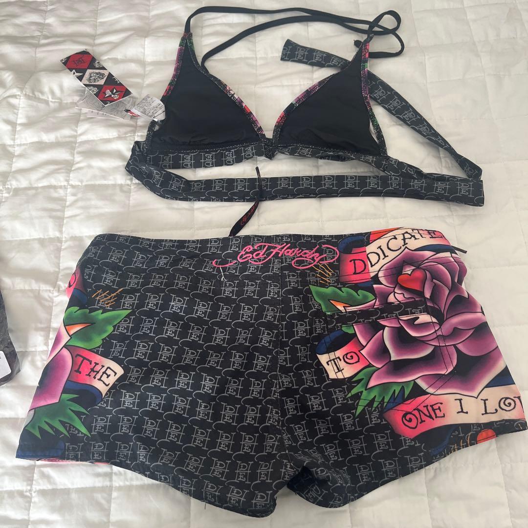 Ed Hardy 水着上下セットXS