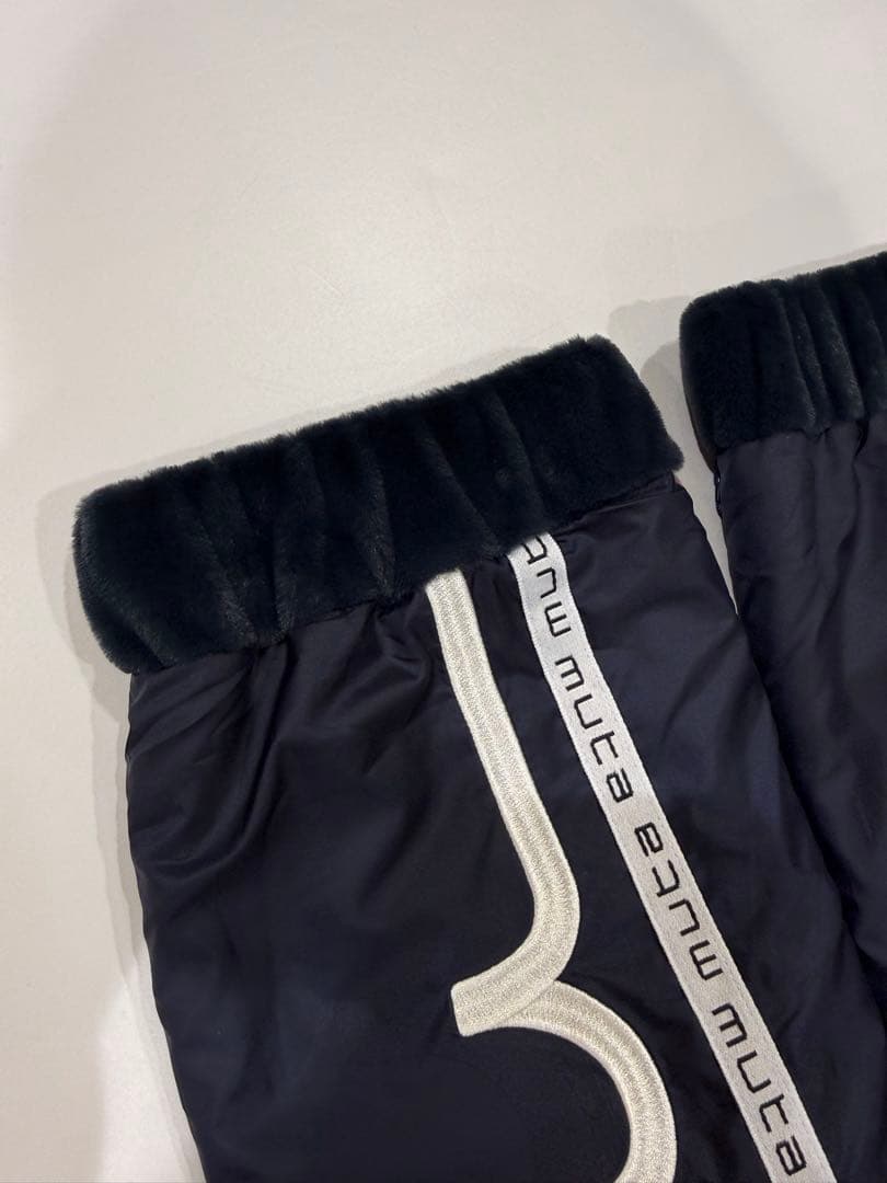 品】ムータマリンゴルフ　レッグウォーマー　ネイビー