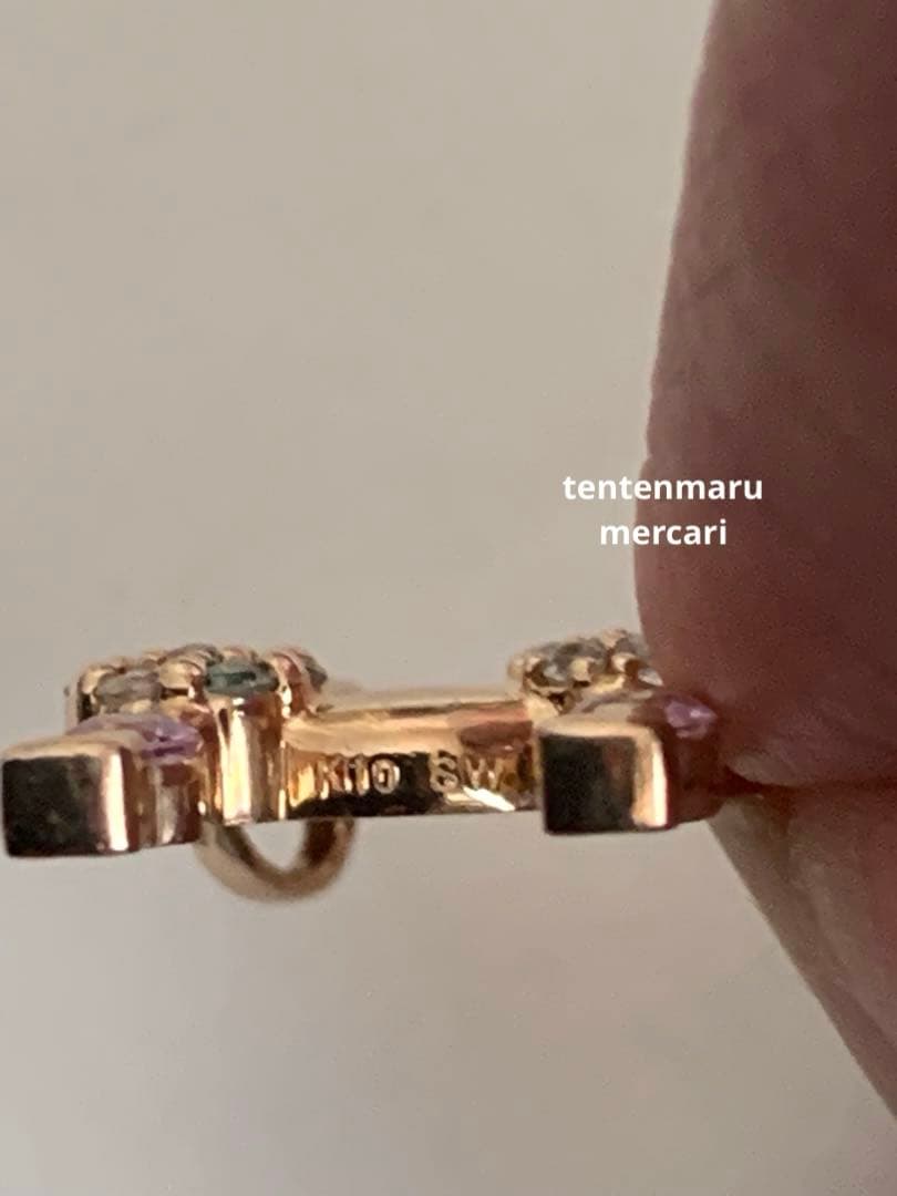 K10 ☆プードルモチーフペンダントトップ ☆ ピンクゴールド