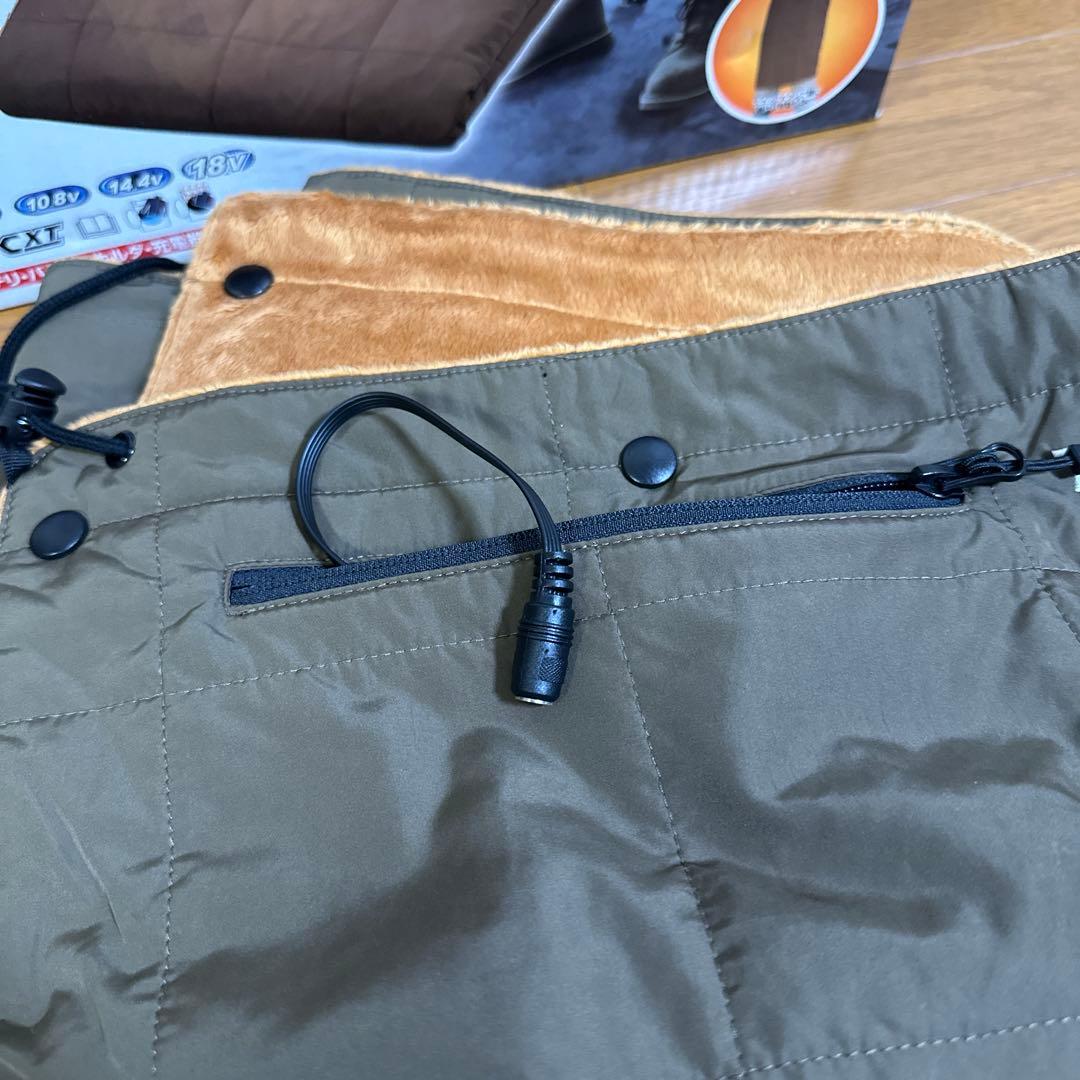 マキタ　充電式暖房ひざ掛け cb200dbn バッテリーホルダ付き