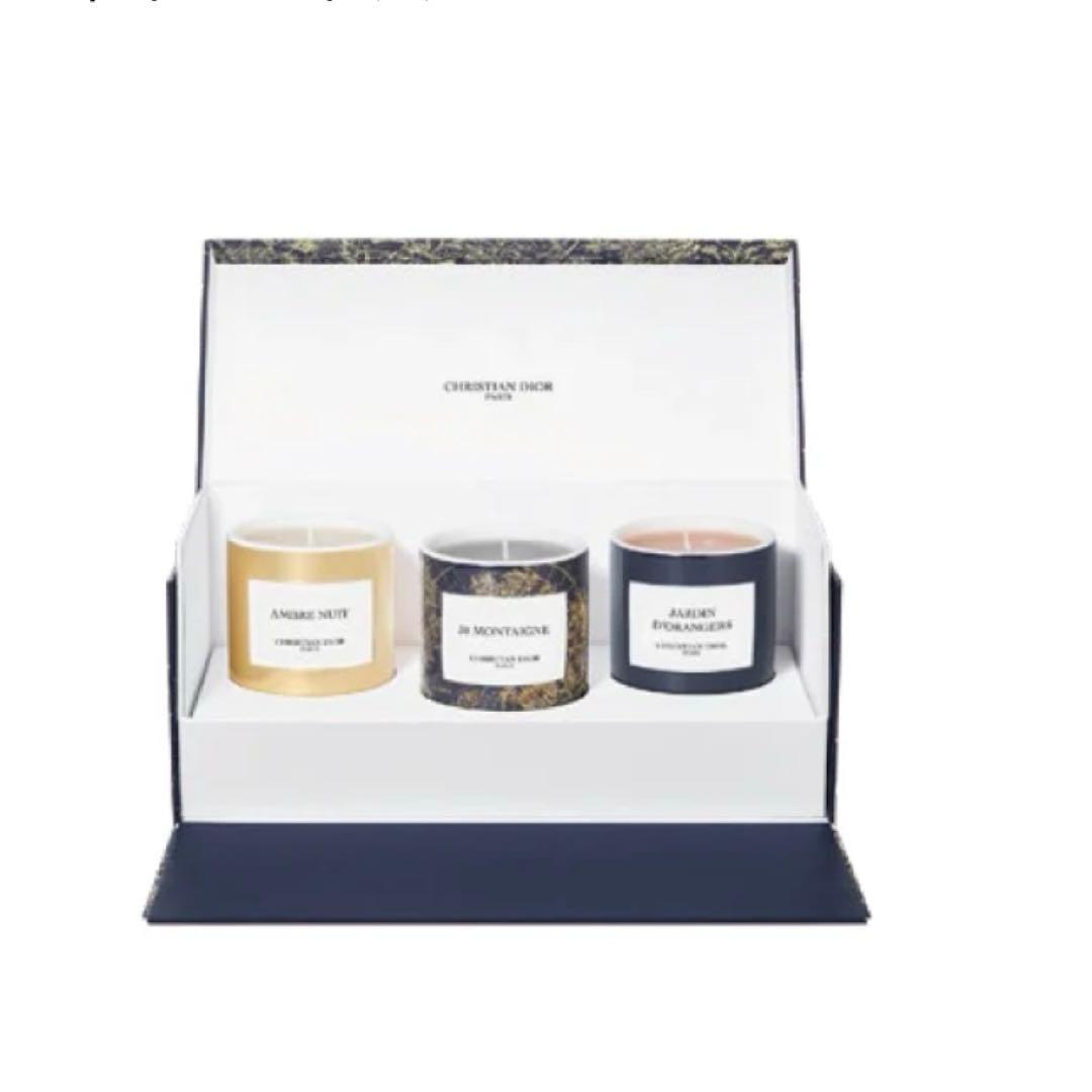 Dior メゾンクリスチャンディオール キャンドル コレクション　ホリデー　3個