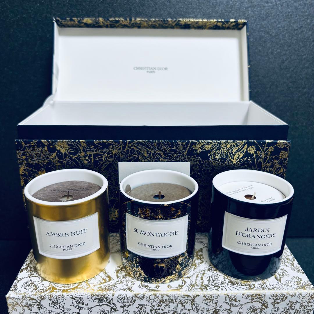 Dior メゾンクリスチャンディオール キャンドル コレクション　ホリデー　3個