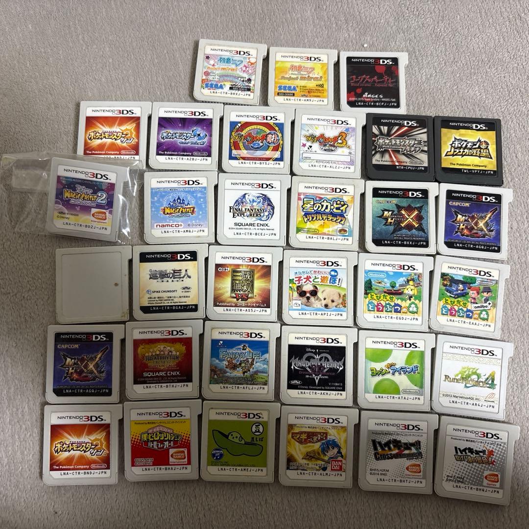 ニンテンドー3DSカセットまとめ売り