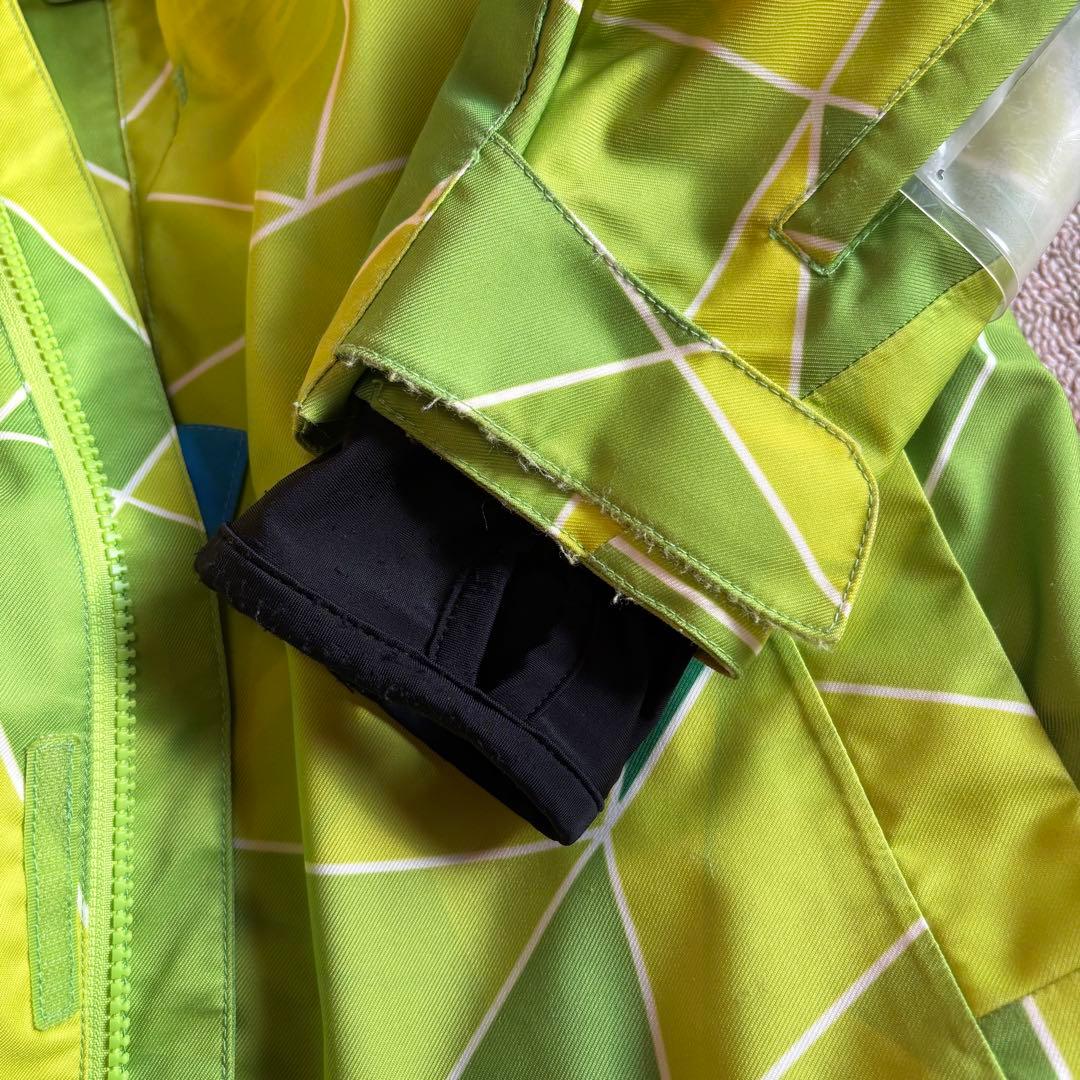 【phenix 】蛍光グリーン スキーウェア 上下セット サイズS ユニセックス