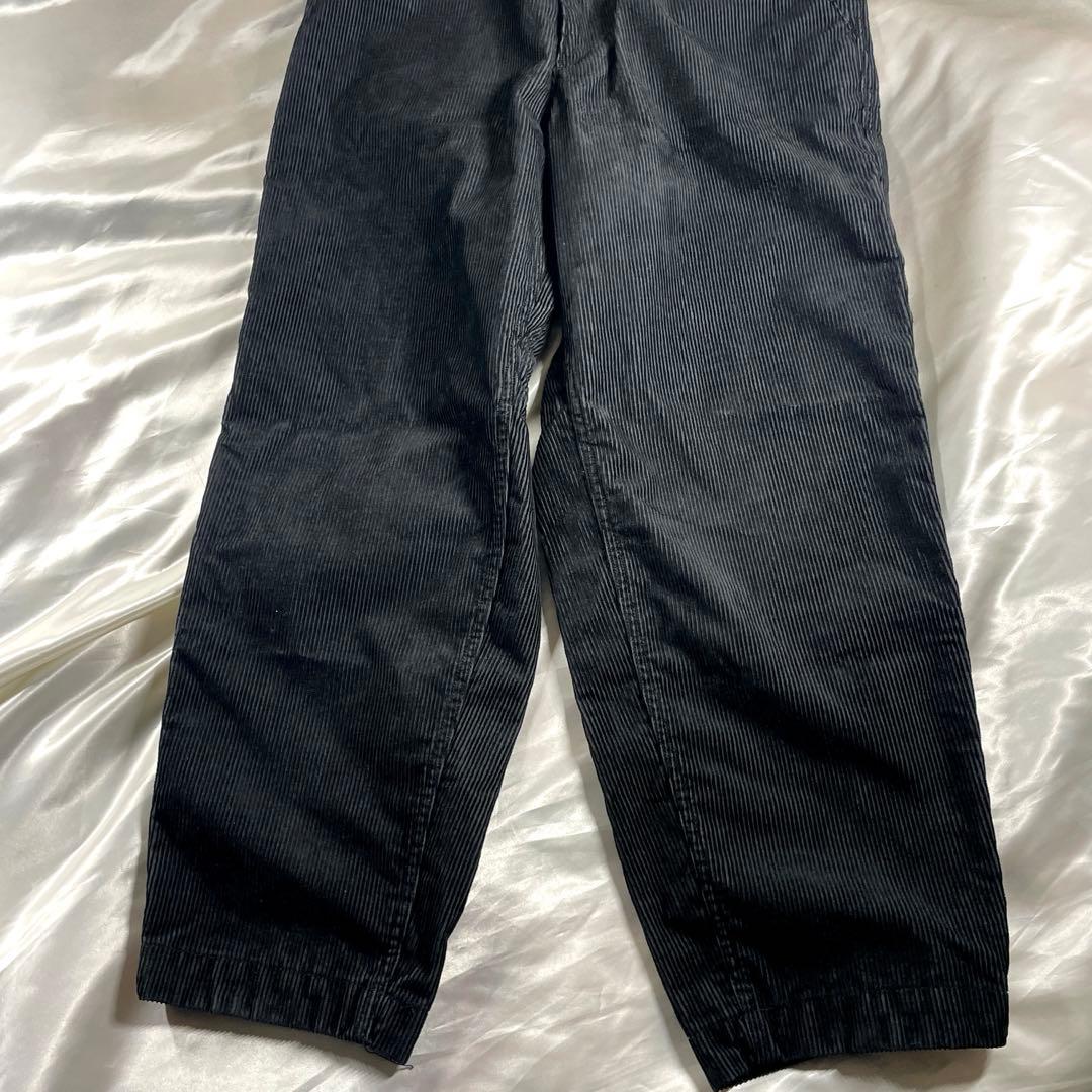 美品　ノースフェイスパープルレーベル　ナナミカ　ワイドパンツ　コーデュロイ　黒