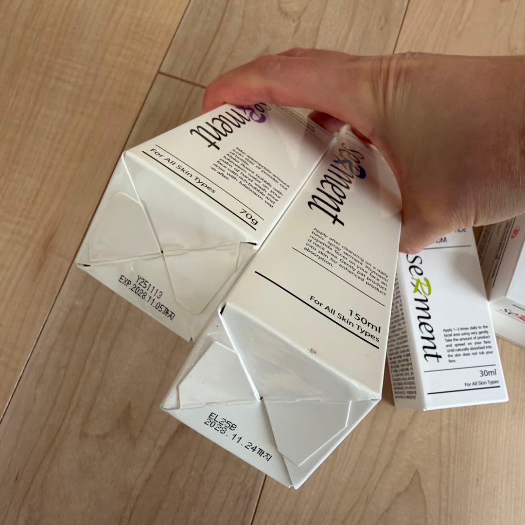 新品未開封　セルマン化粧品　洗顔　トナー　セラム　クリーム４点セット