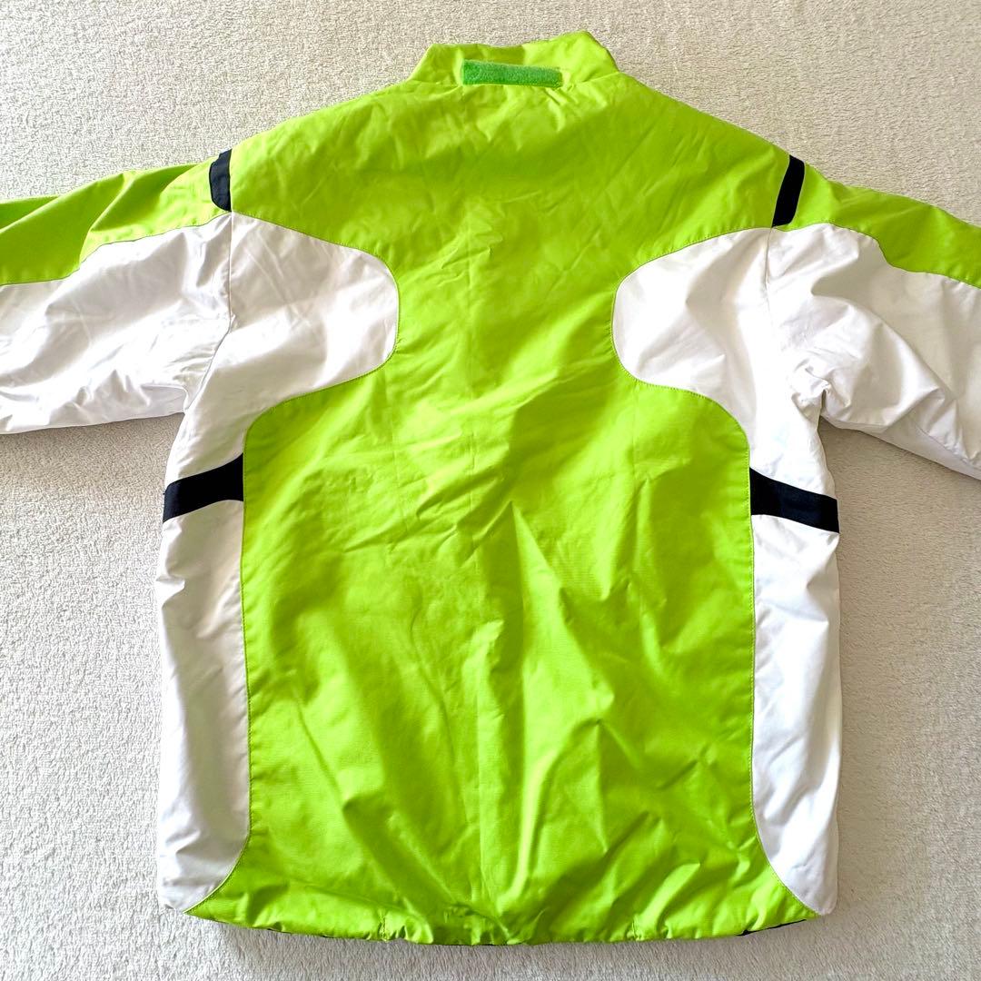 150 デサント　ヒートナビ　スキー　上下　グリーン　ブラック　スノーウェア