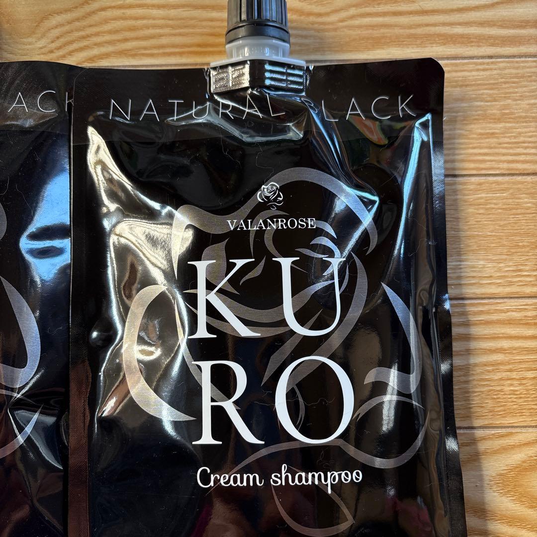 VALANROSE KURO Cream shampoo 400g2個セット