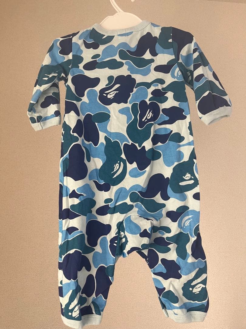 アベイシングエイプ カモフラージュ柄ロンパース 80cm