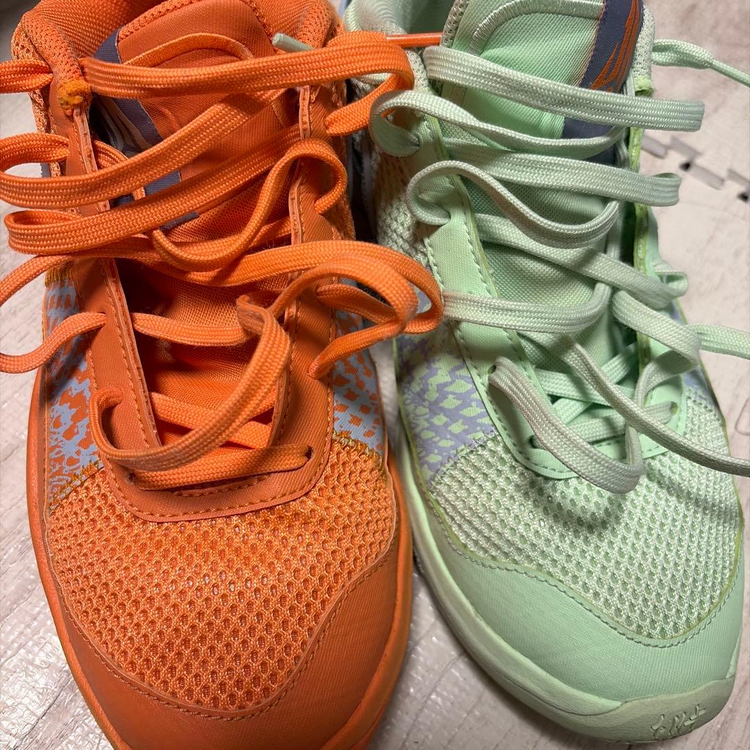 Nike バッシュ　ja1 オレンジ/グリーン