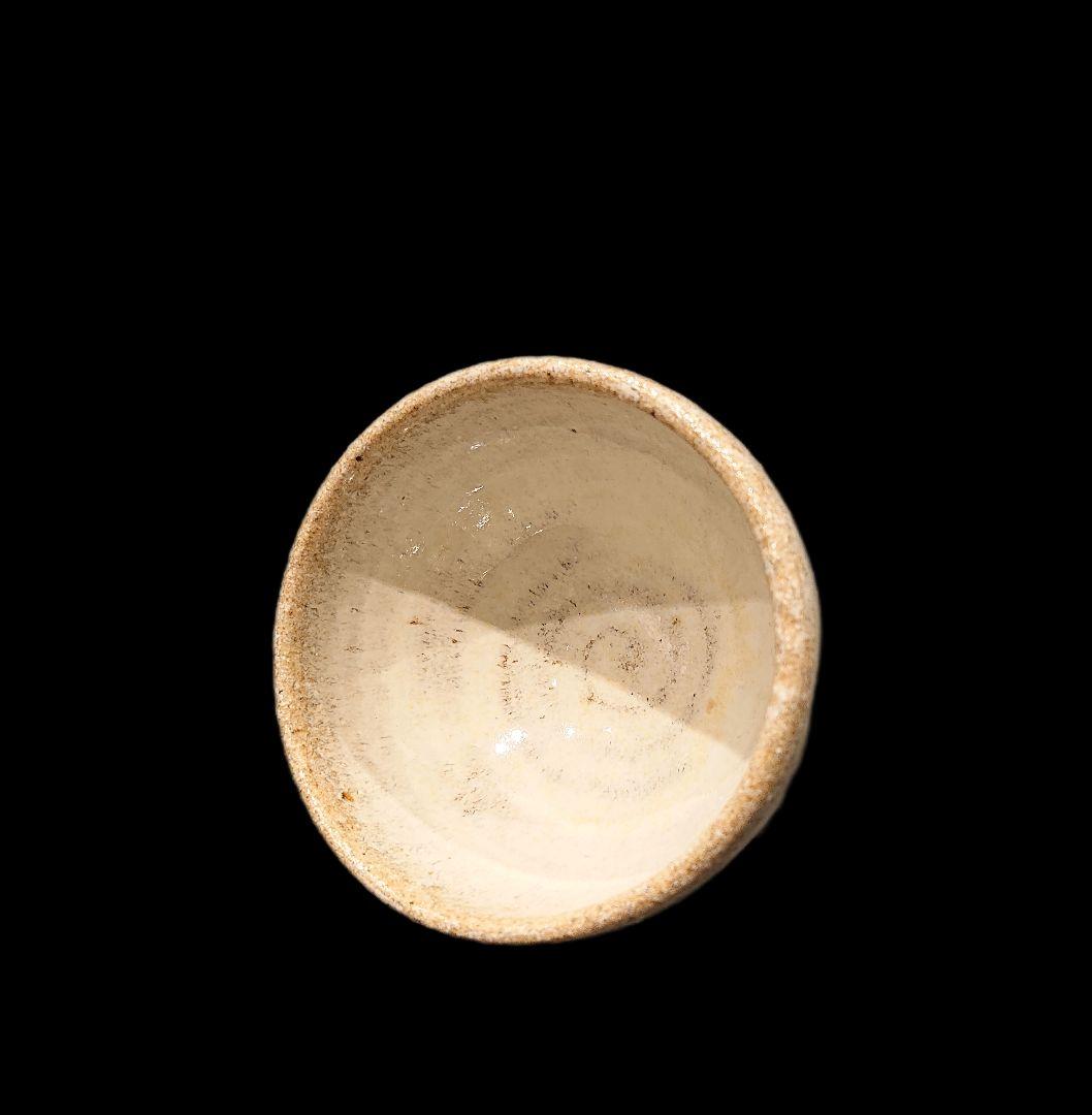 唐津焼 中里重利 斑唐津ぐい呑 共箱、共布、栞三枚全揃い #ぐい呑 #ぐい呑み