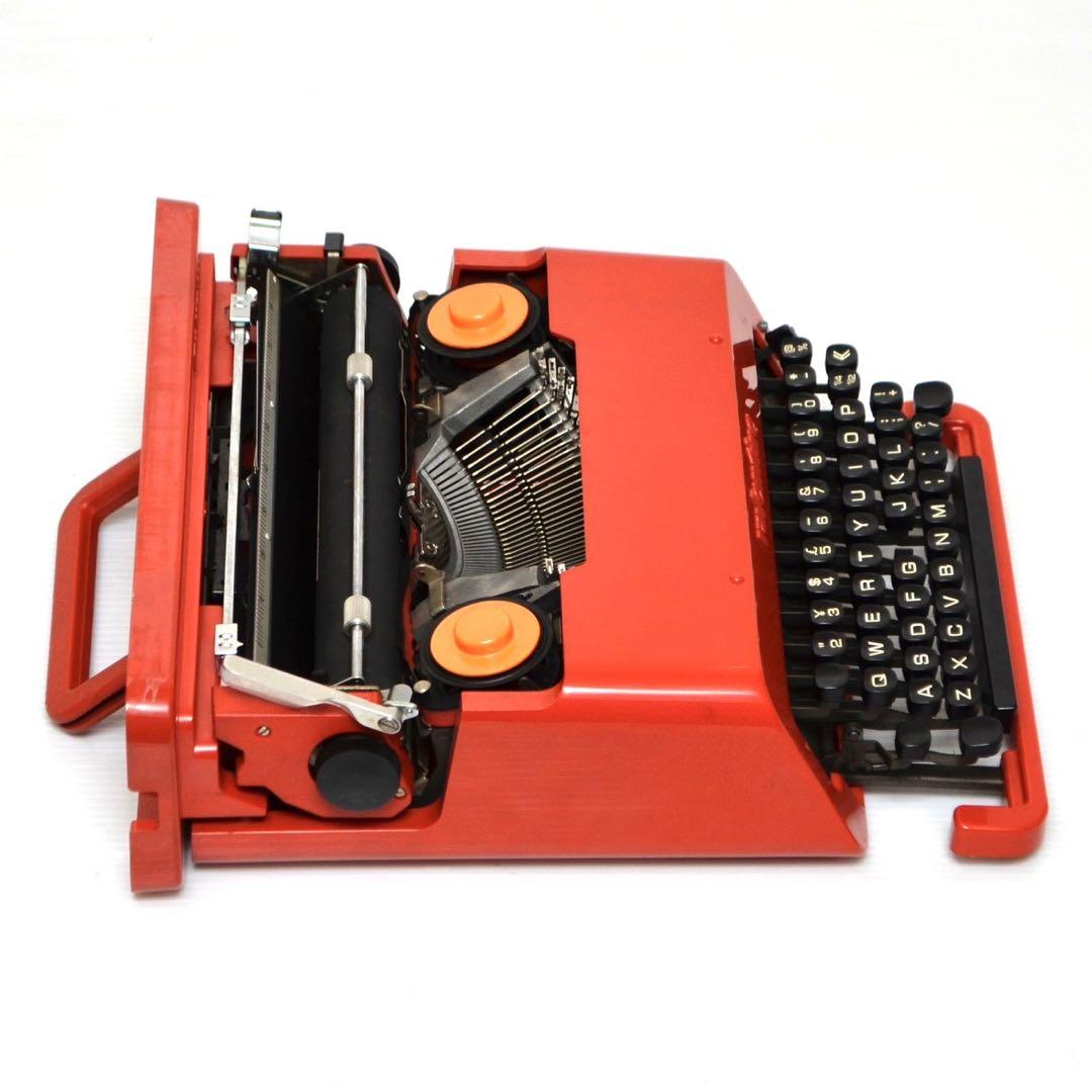 限定品 オリベッティ タイプライター バレンタイン 赤いバケツ Olivetti