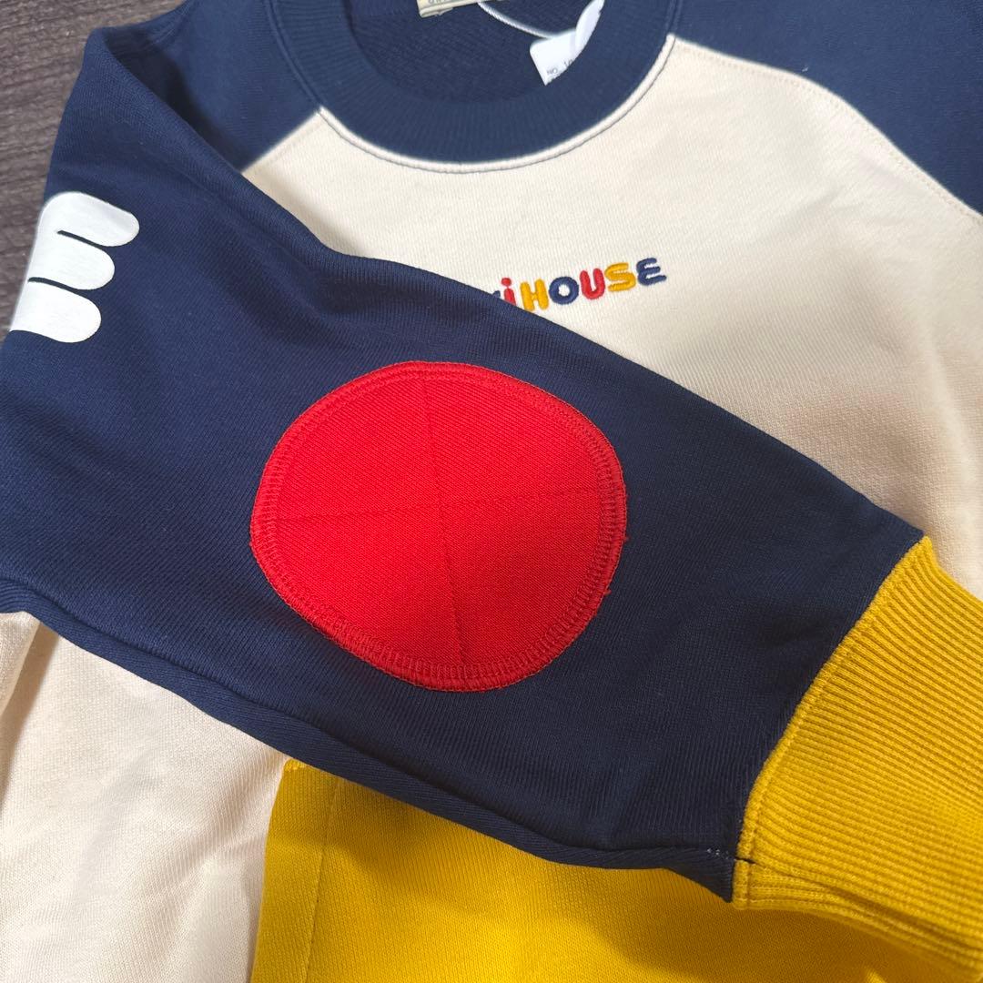 【MIKI HOUSE】新品未使用　カラフルトレーナー　現行品