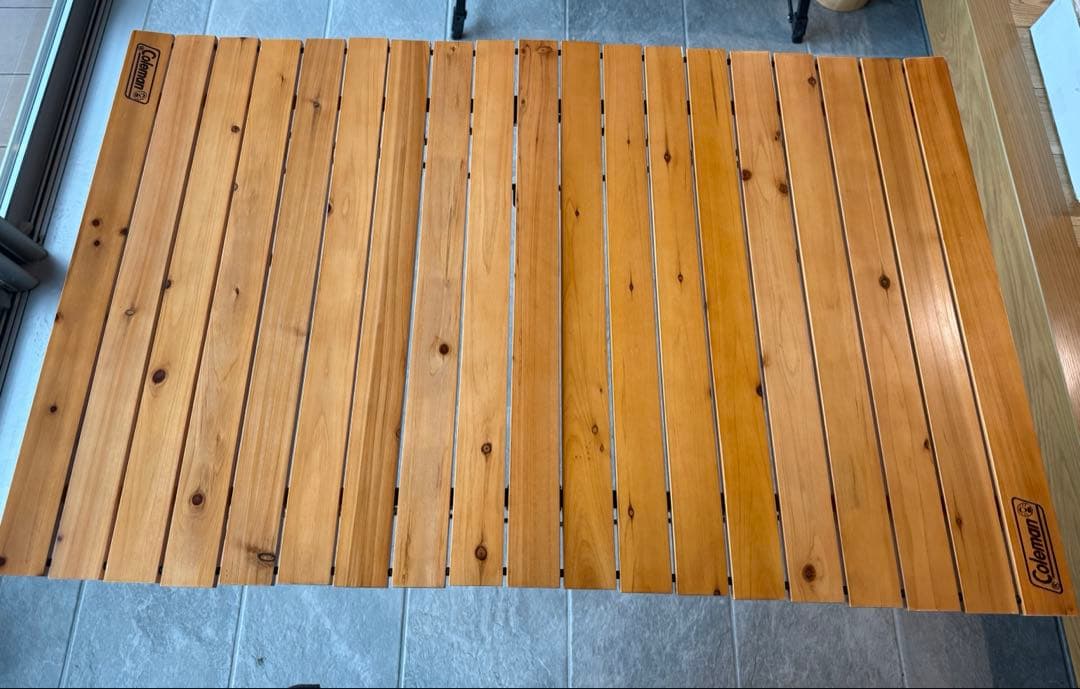 アルペンアウトドアーズ限定　コールマン ウッドロールテーブル110