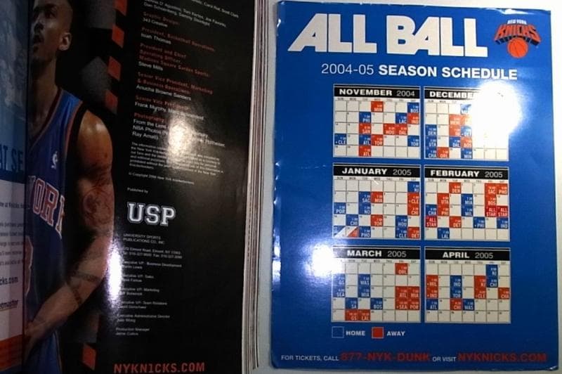 洋書 New York Knicks Yearbook 2004-05