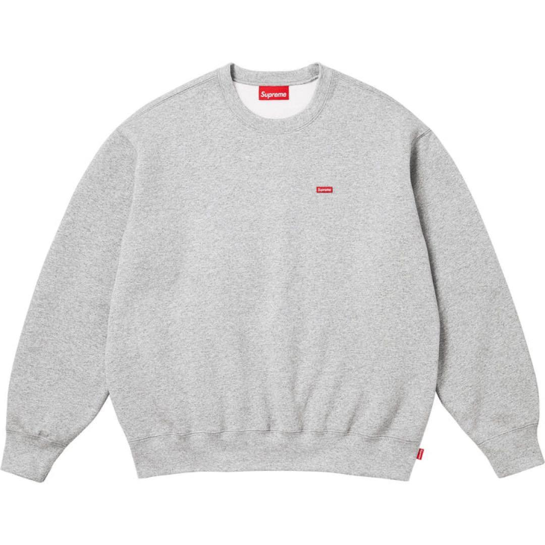 Supreme スモールボックスクルーネック グレー S 25AW